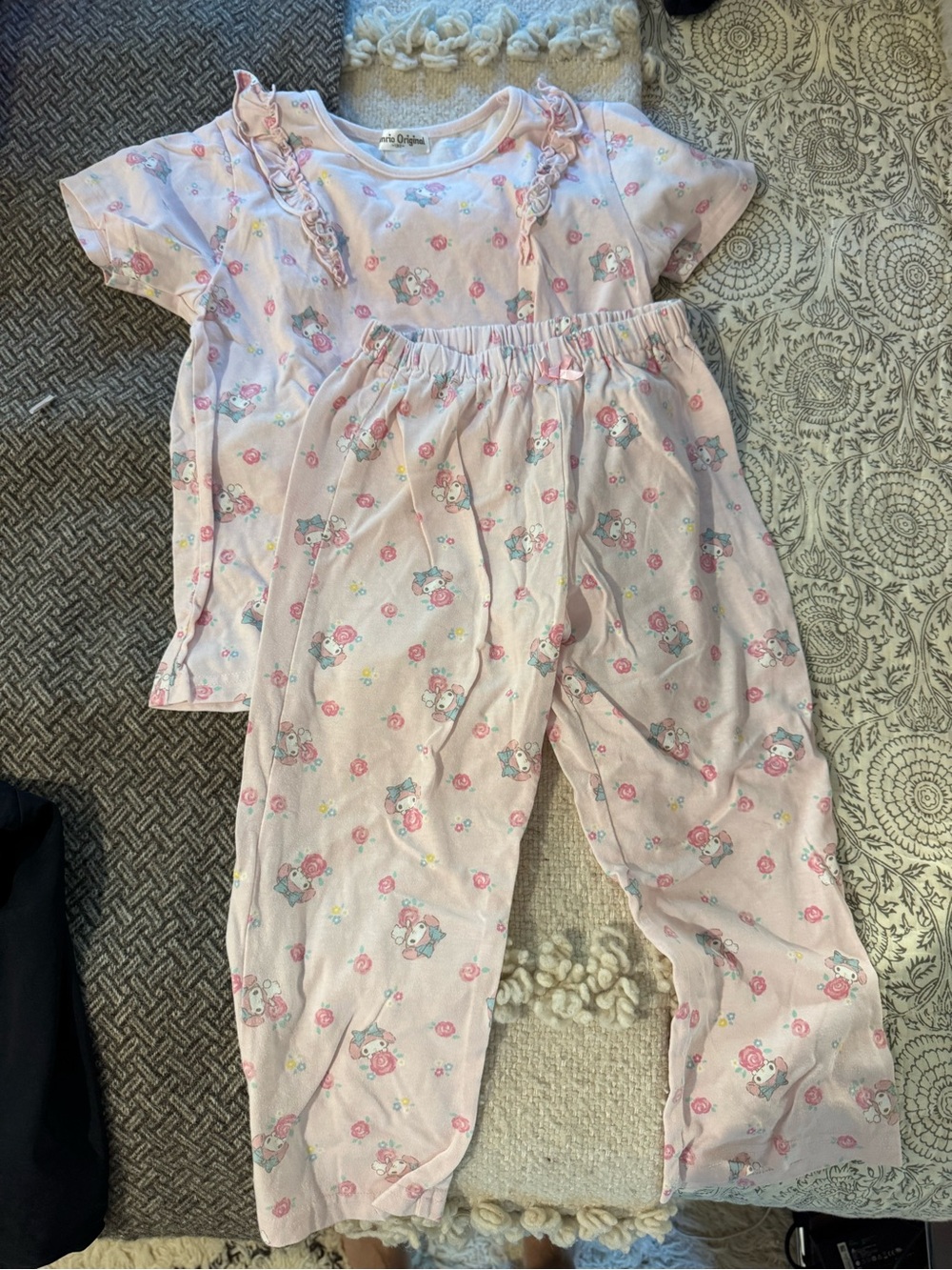 My Melody Sanrio Japan Pajama Set 130,US 7-8 Mimie Original Kyoto Takashimaya
